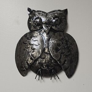 Metallic Owl Wall Art